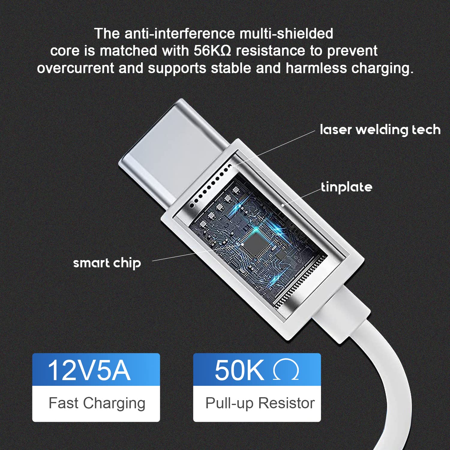 Câble de données de chargement USB-C vers USB-C Câble de données de chargement USB-C vers USB-C